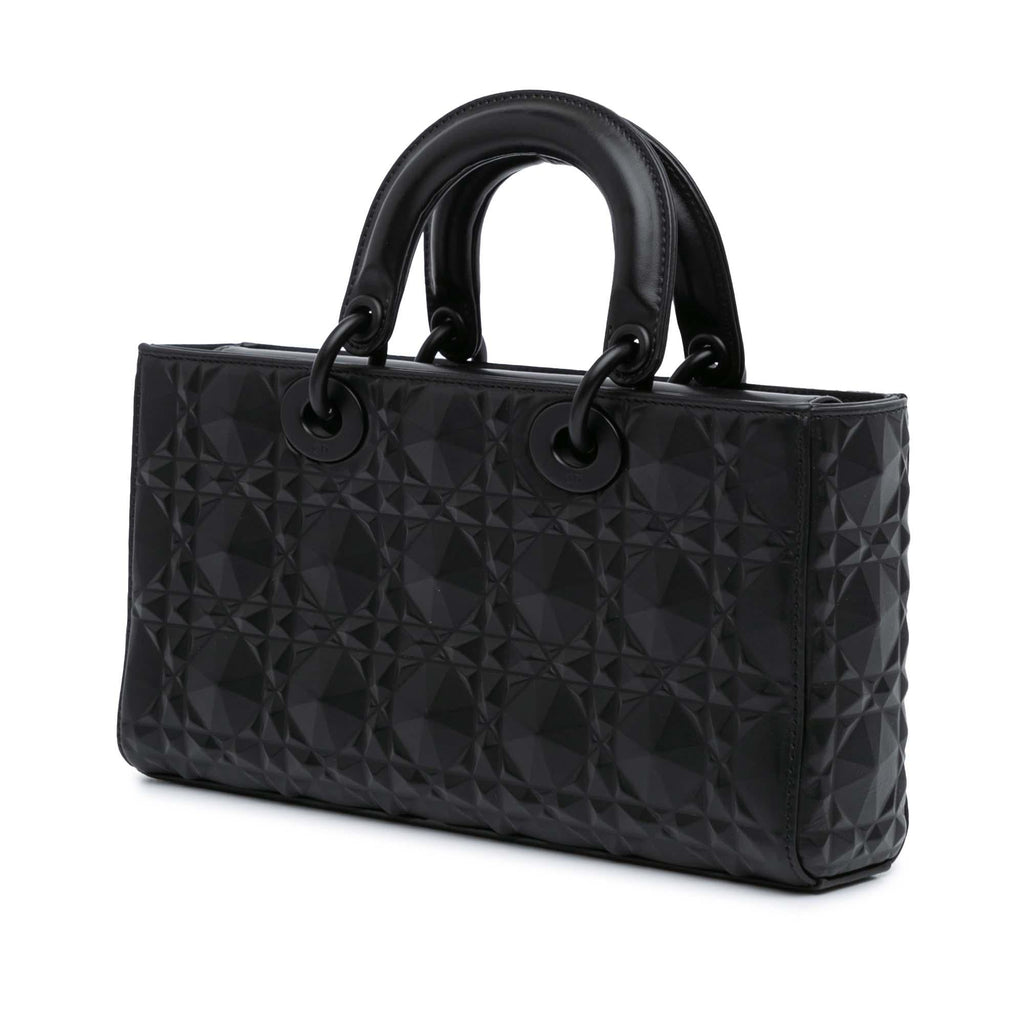 Dior Medium Calfskin Cannage Diamond Lady D Joy (SHG-0FjalQ)