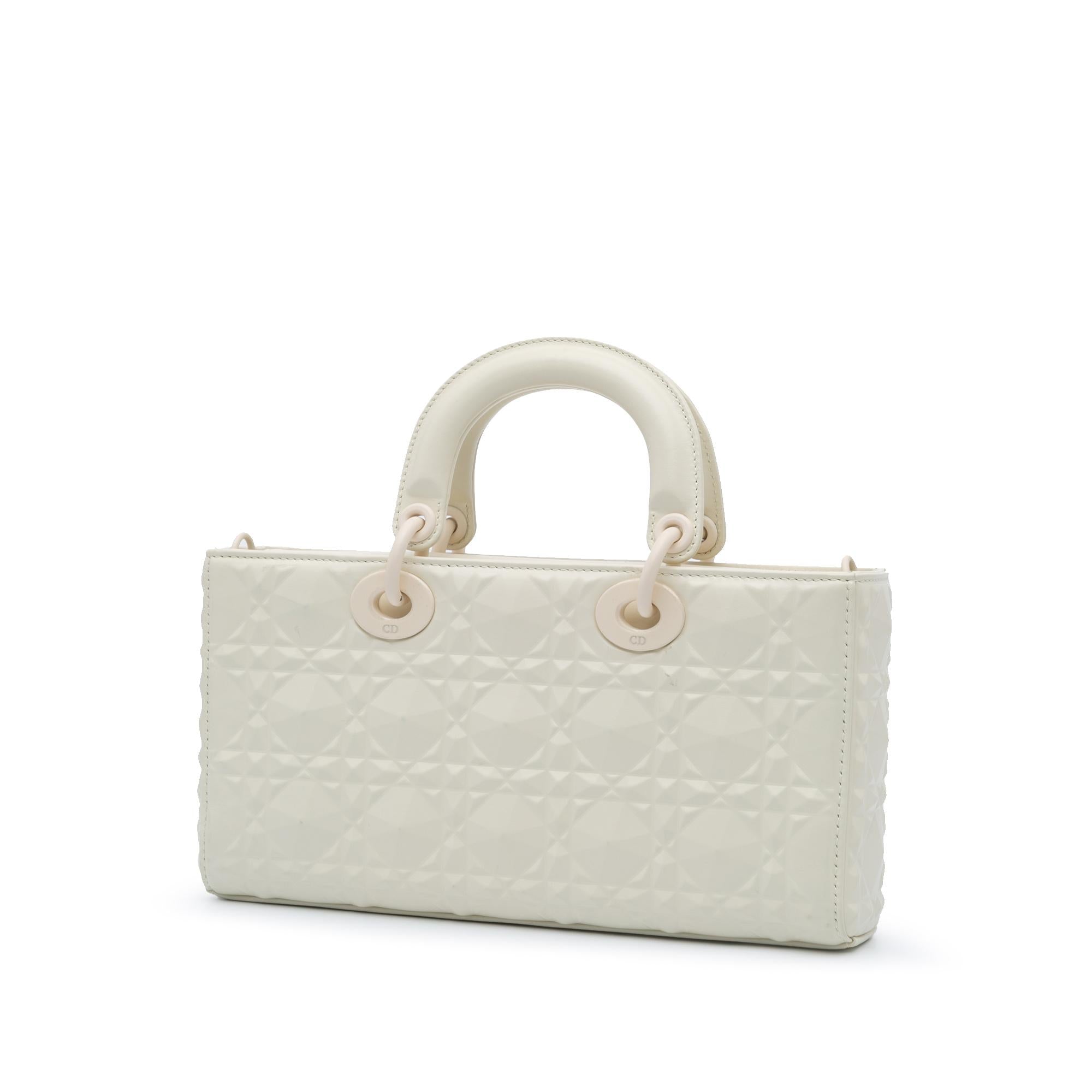 Dior Medium Calfskin Cannage Diamond Lady D Joy