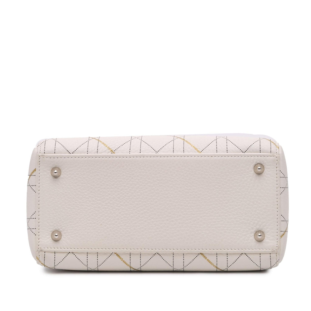 Dior Medium Calfskin Cannage Print Lady Dior