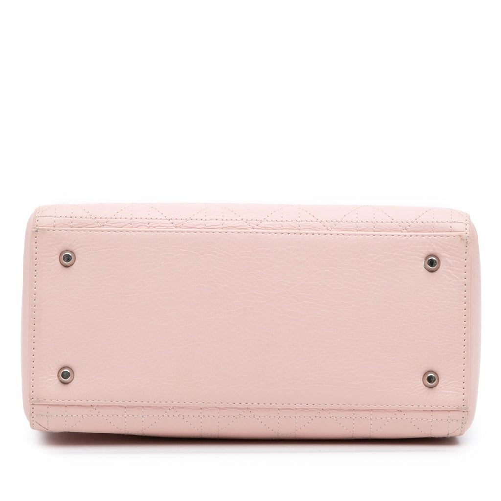 Dior Medium Calfskin Cannage Stitched Lady Dior