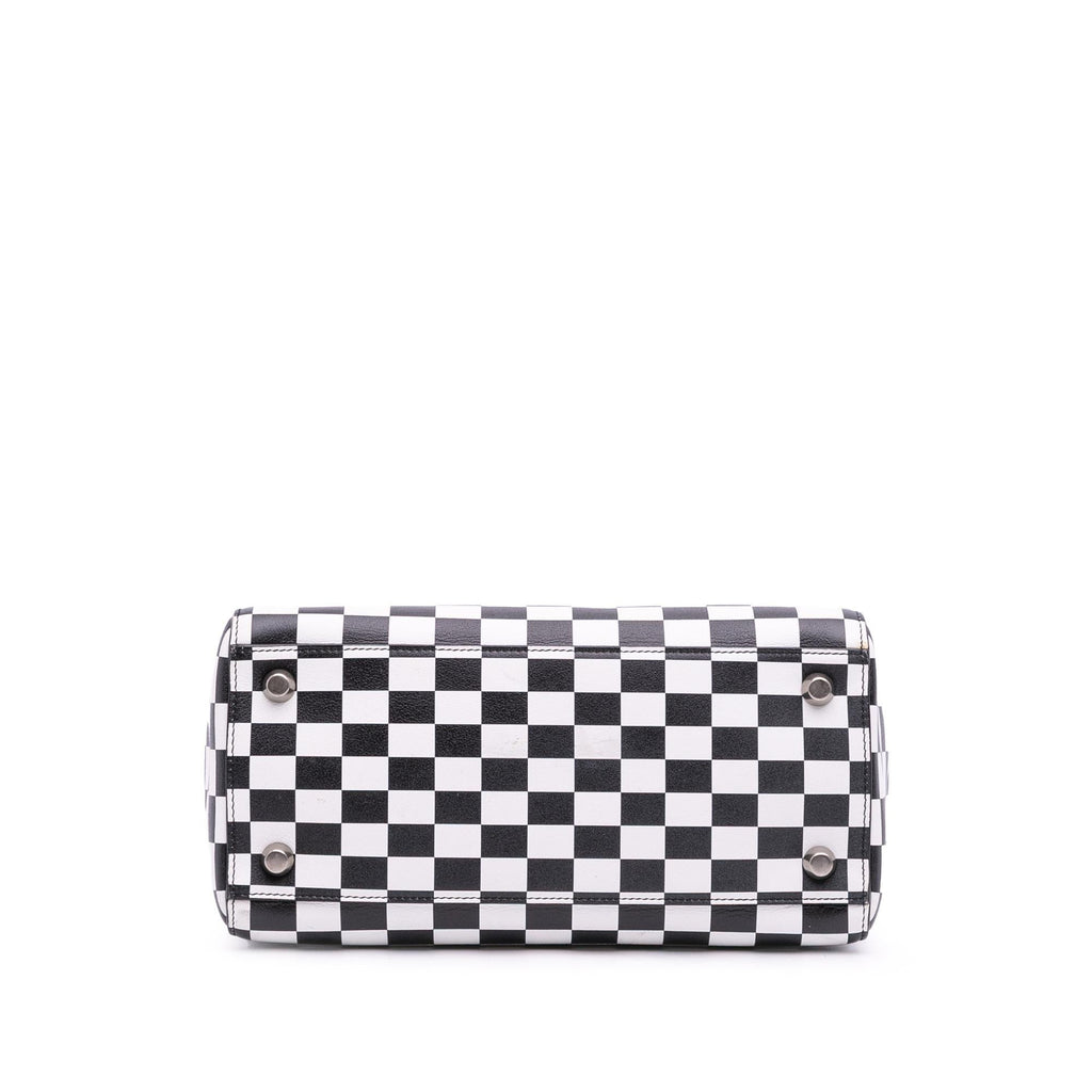 Dior Medium Calfskin Checkered Lady Dior