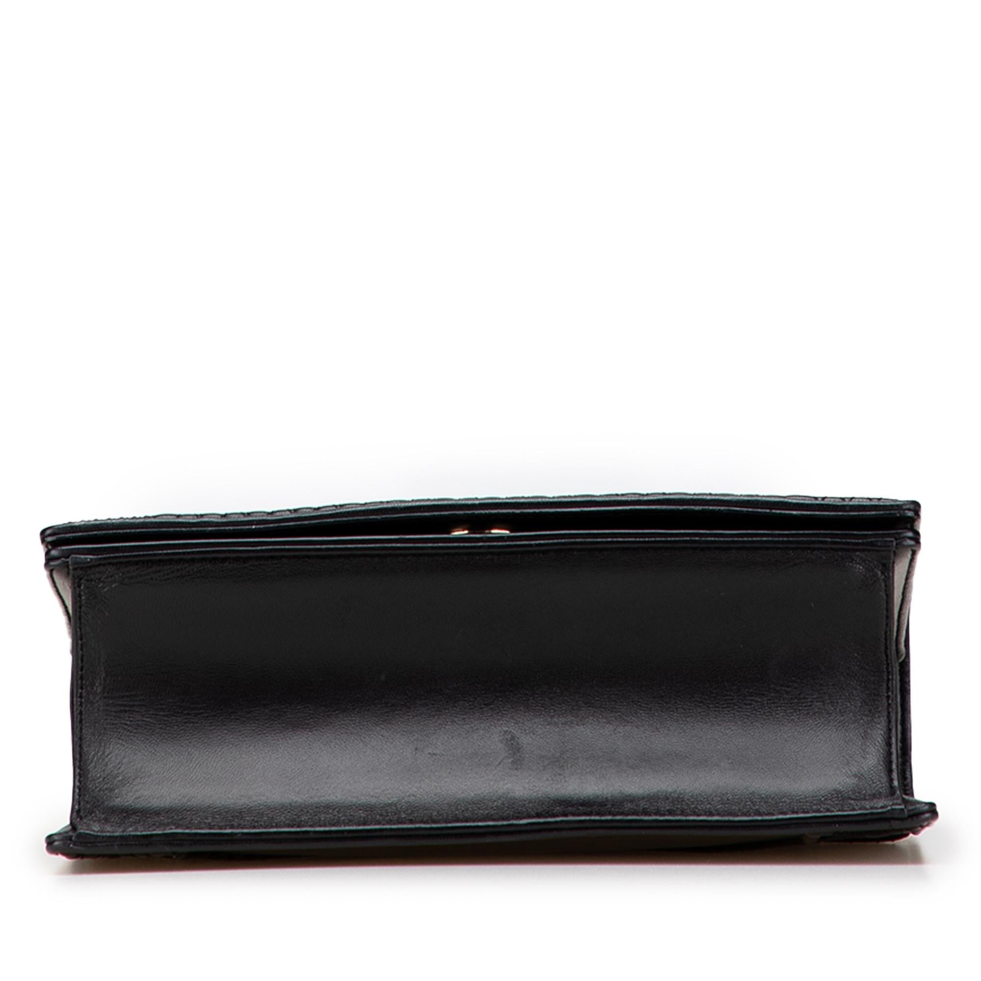 Dior Medium Calfskin Crystal Embroidered Diorama Flap