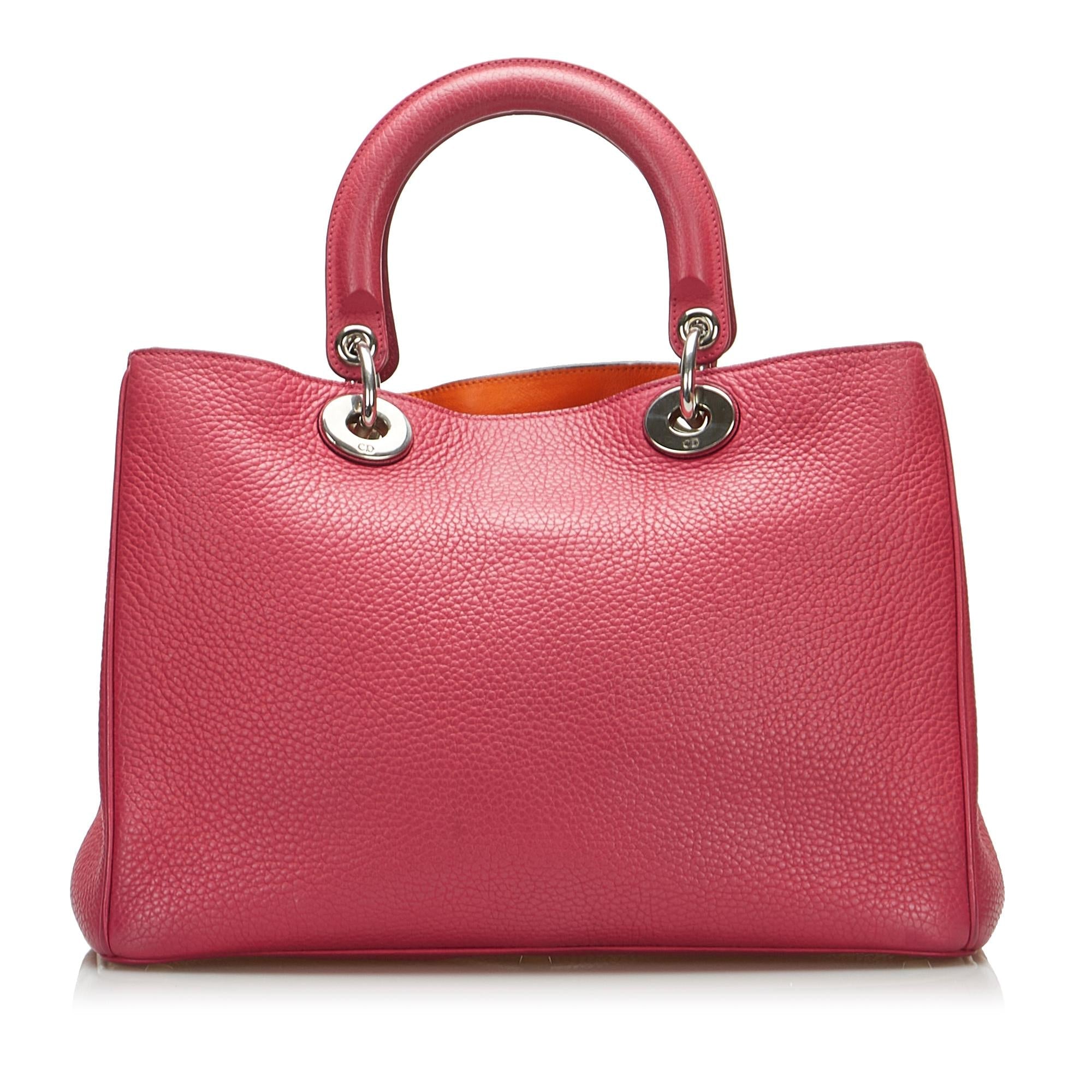 Dior Medium Calfskin Diorissimo Tote