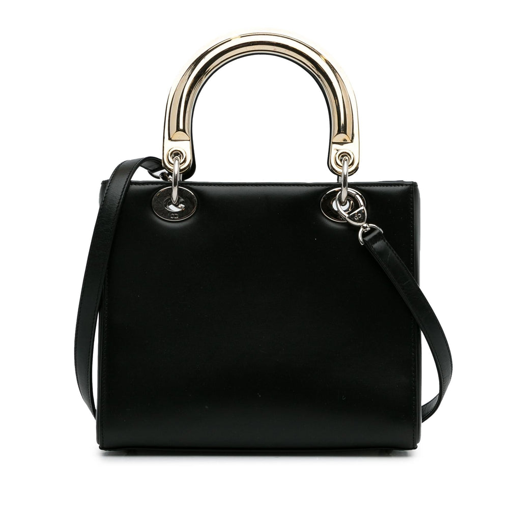 Dior Medium Calfskin Patch Embellished Lady Dior (SHG-YrHiNP)