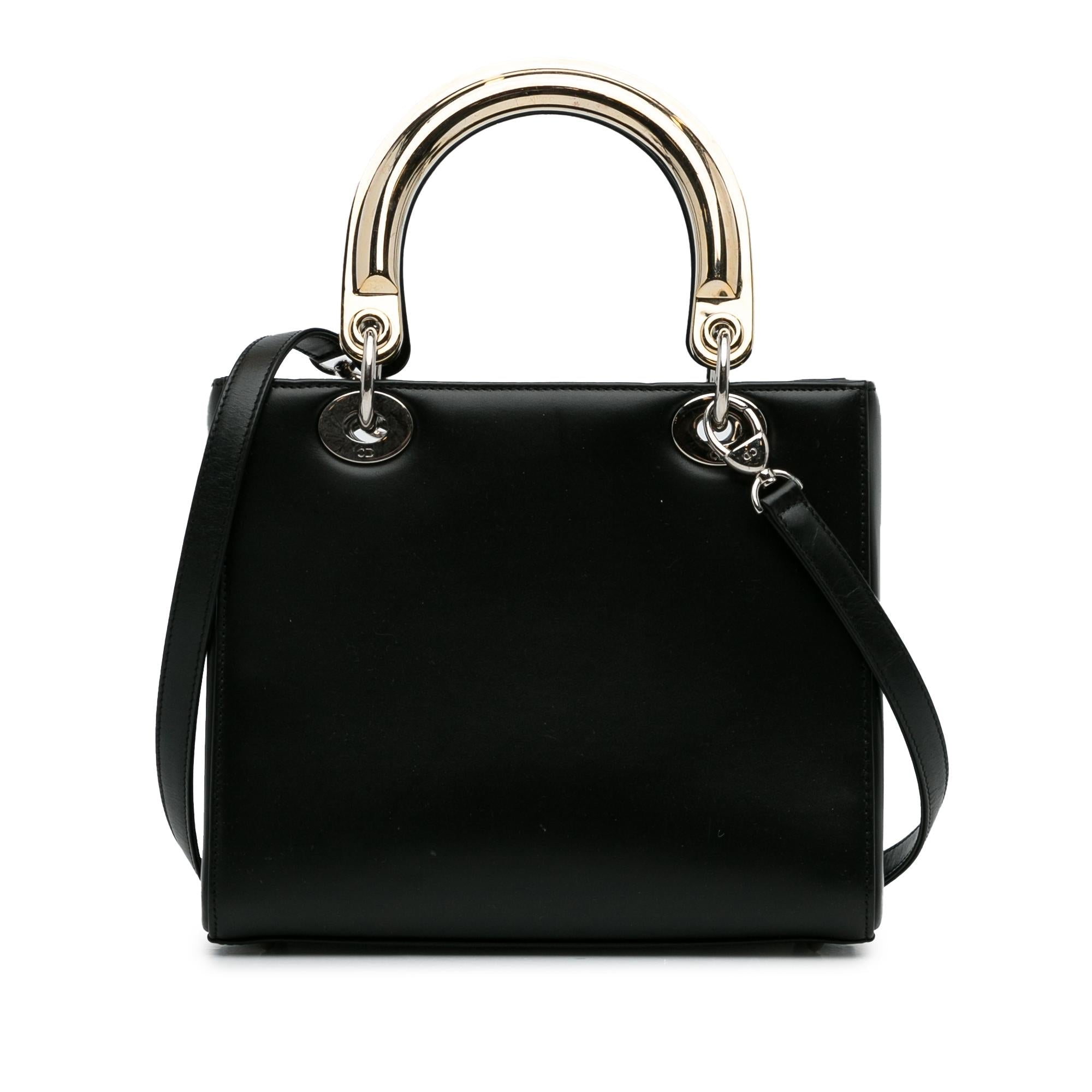 Dior Medium Calfskin Patch Embellished Lady Dior (SHG-YrHiNP)