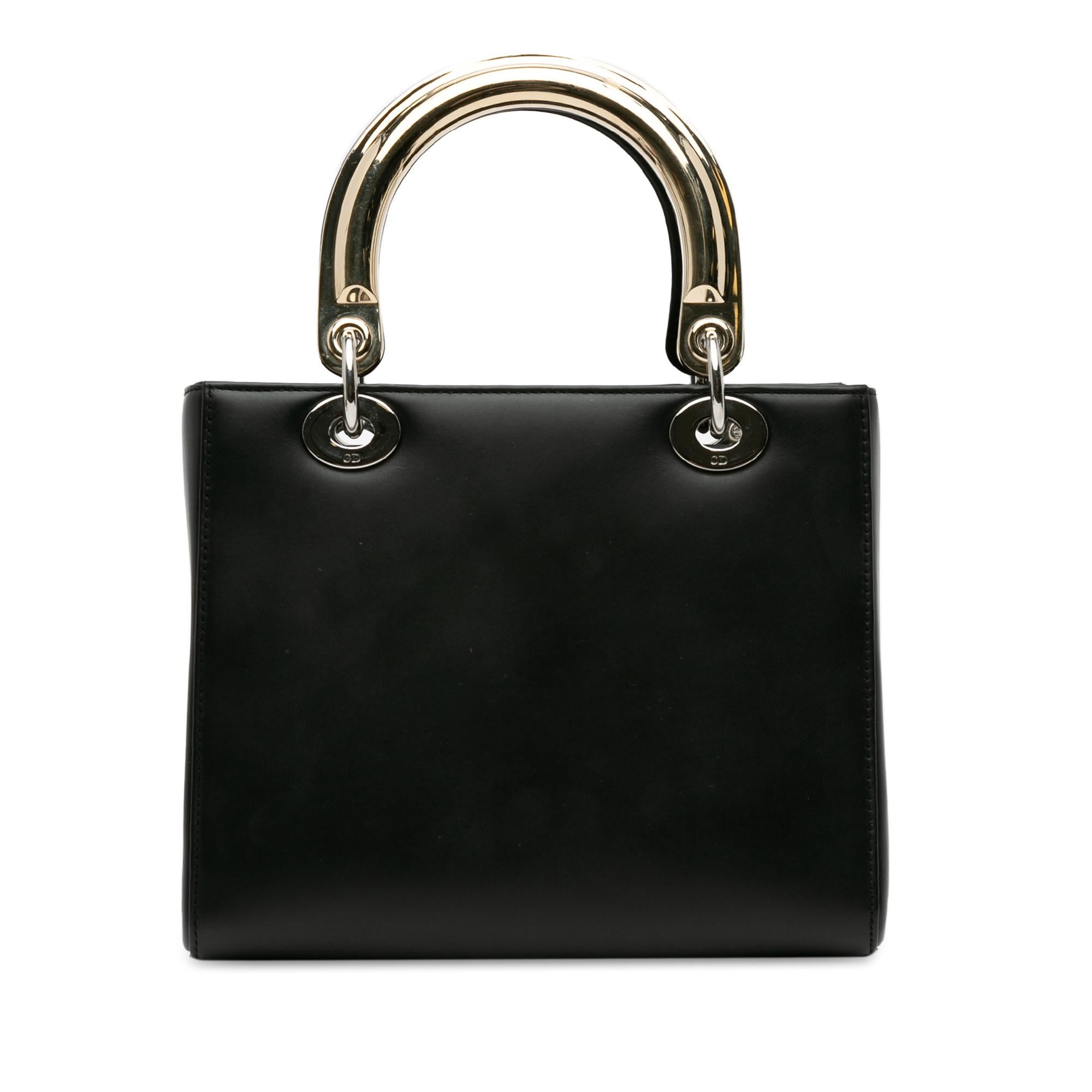 Dior Medium Calfskin Patch Embellished Lady Dior (SHG-SuldtR)