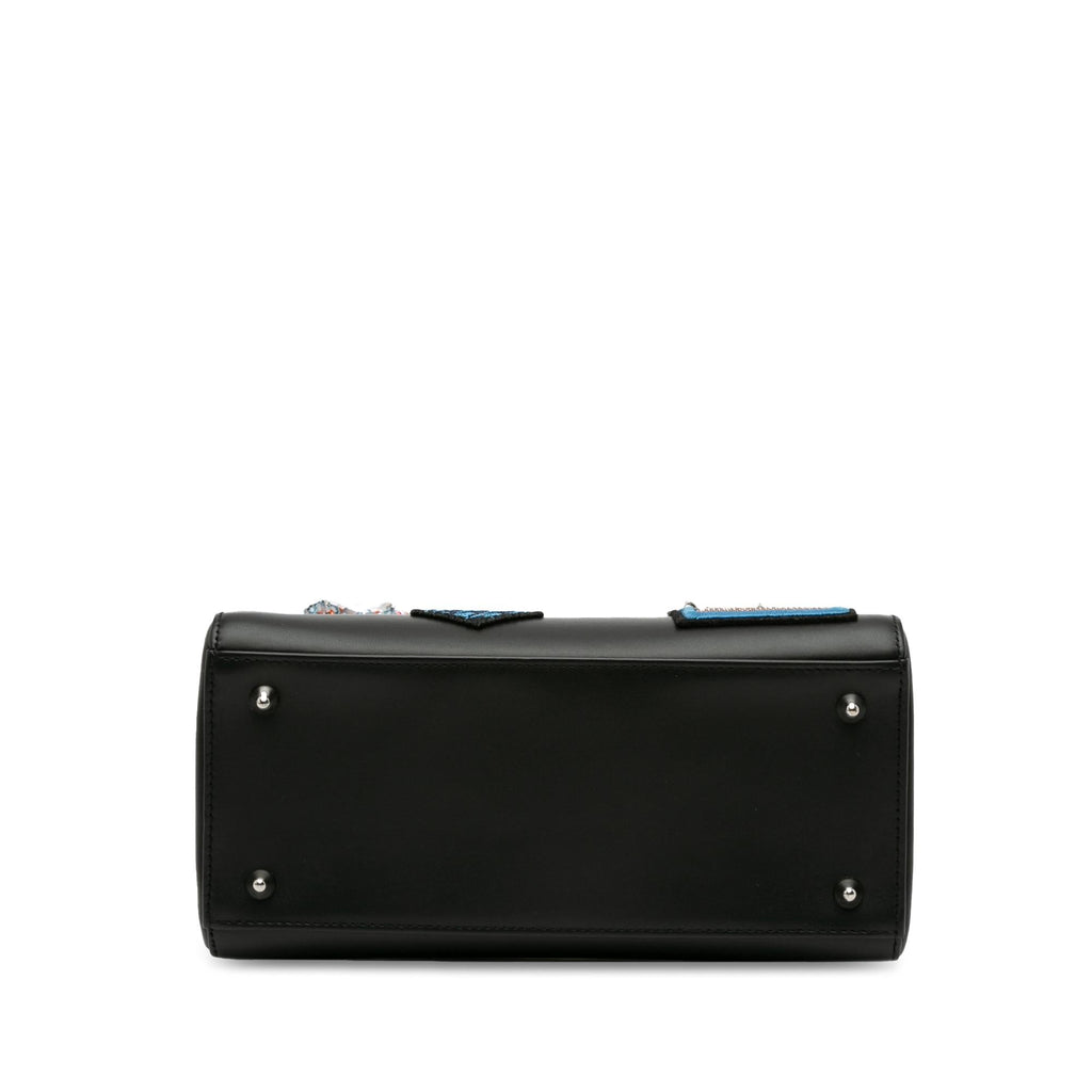 Dior Medium Calfskin Patch Embellished Lady Dior (SHG-TiWvXx)