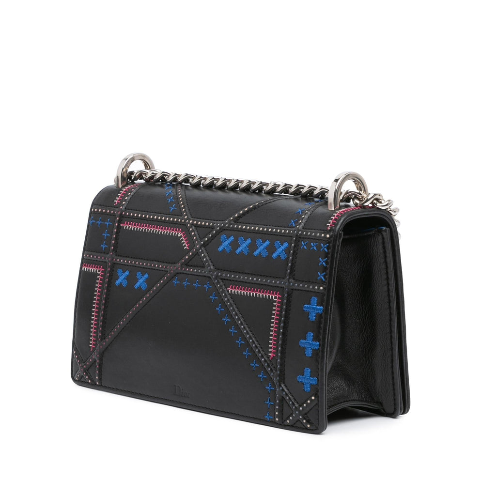 Dior Medium Calfskin Stitch Diorama Flap