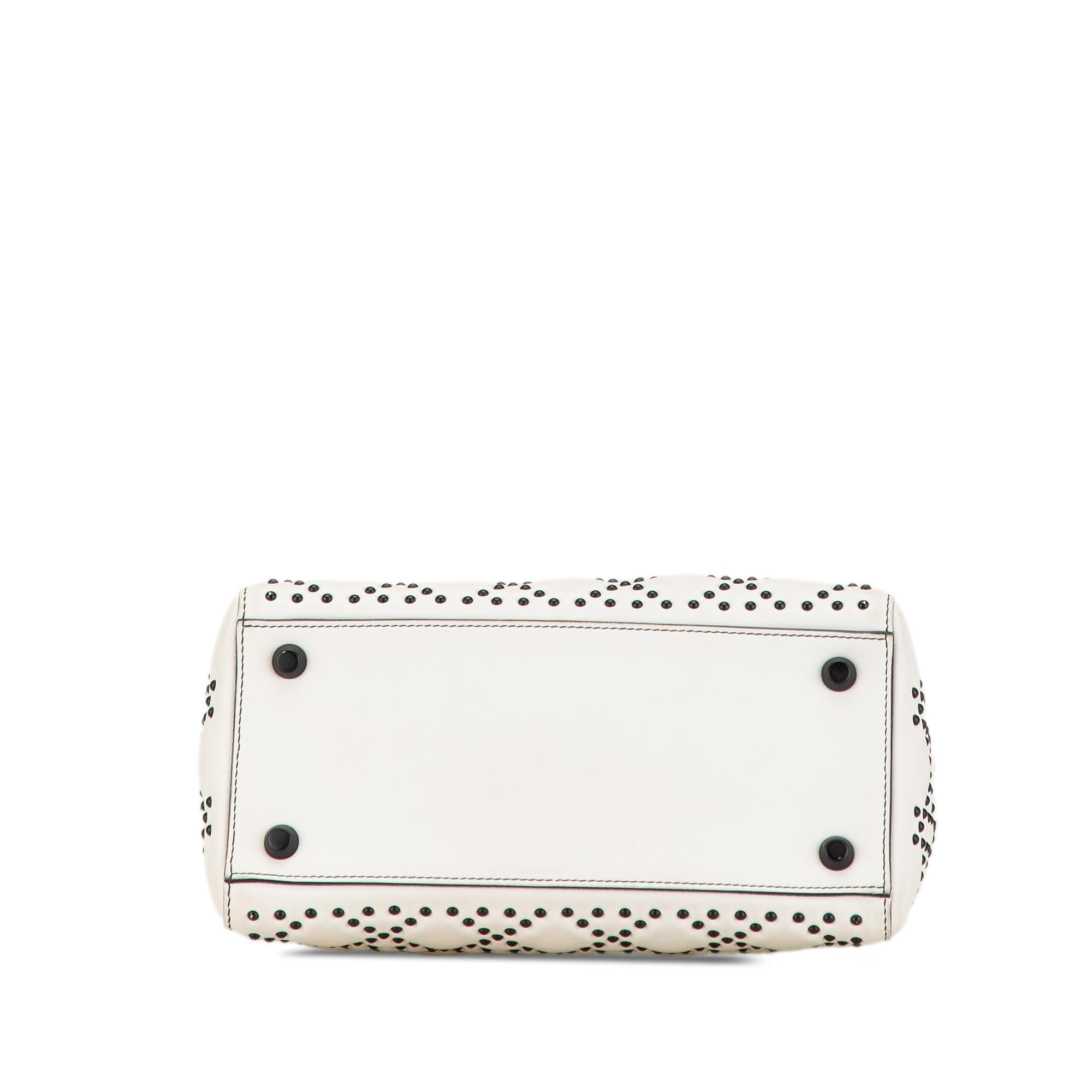 Dior Medium Calfskin Studded Lady Dior