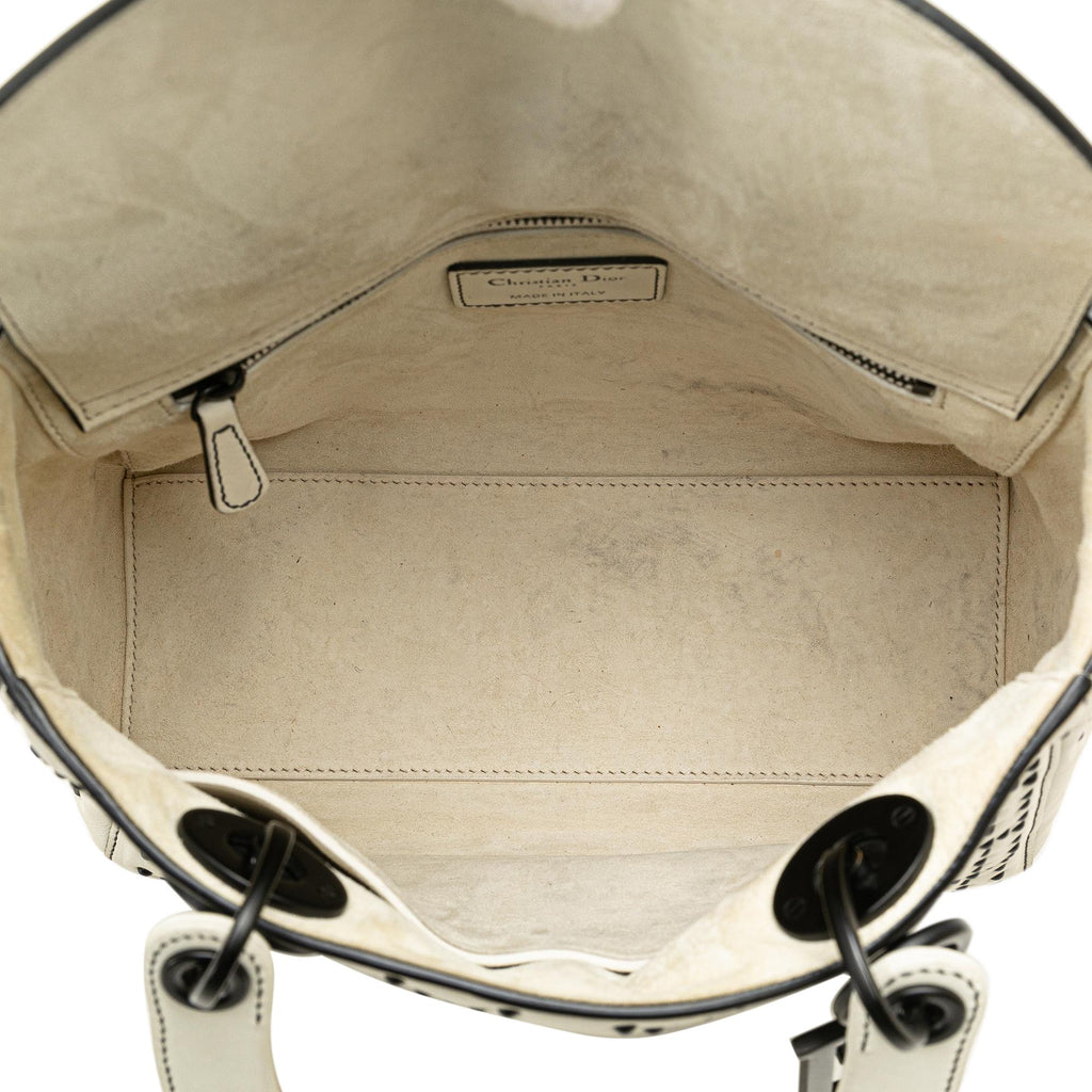 Dior Medium Calfskin Studded Lady Dior