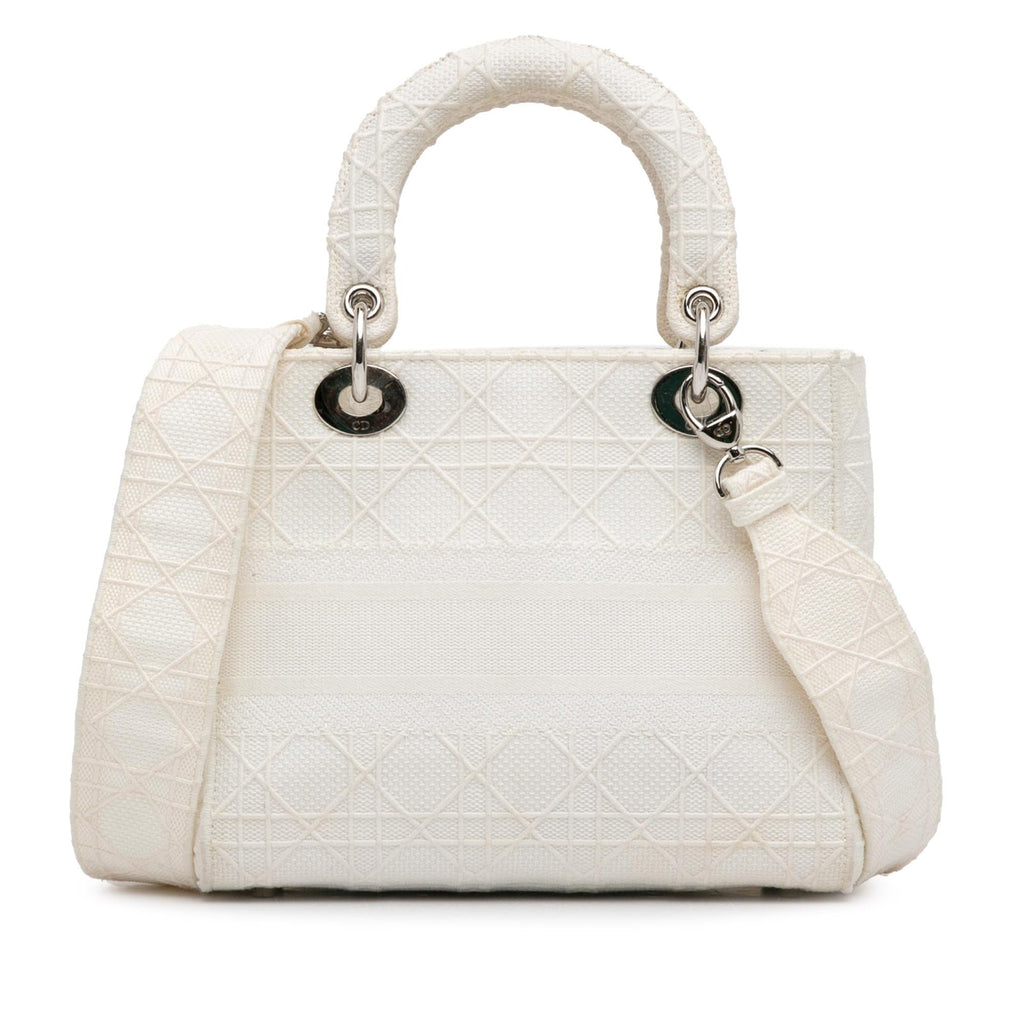 Dior Medium Canvas Cannage Lady D Lite