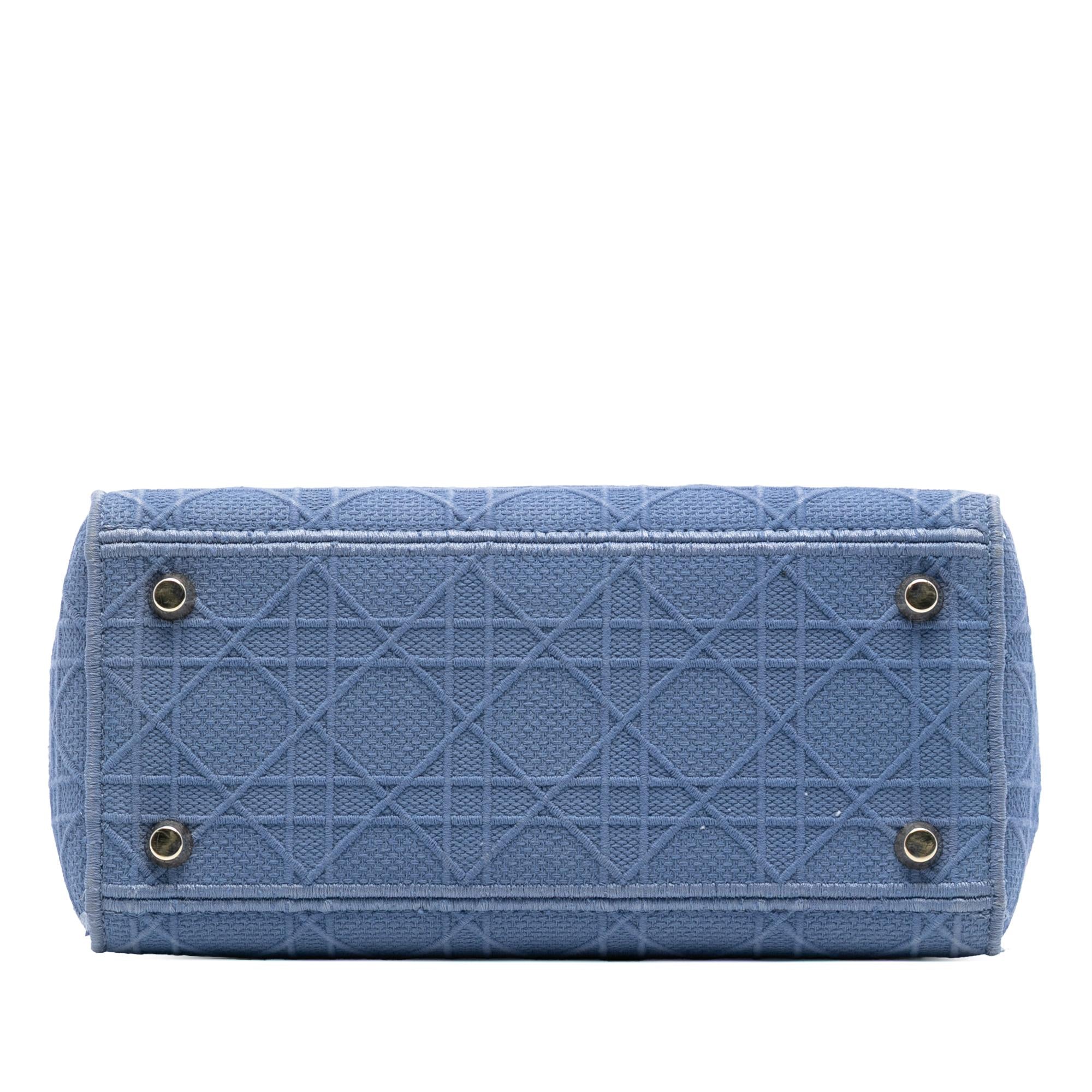 Dior Medium Canvas Cannage Lady D Lite