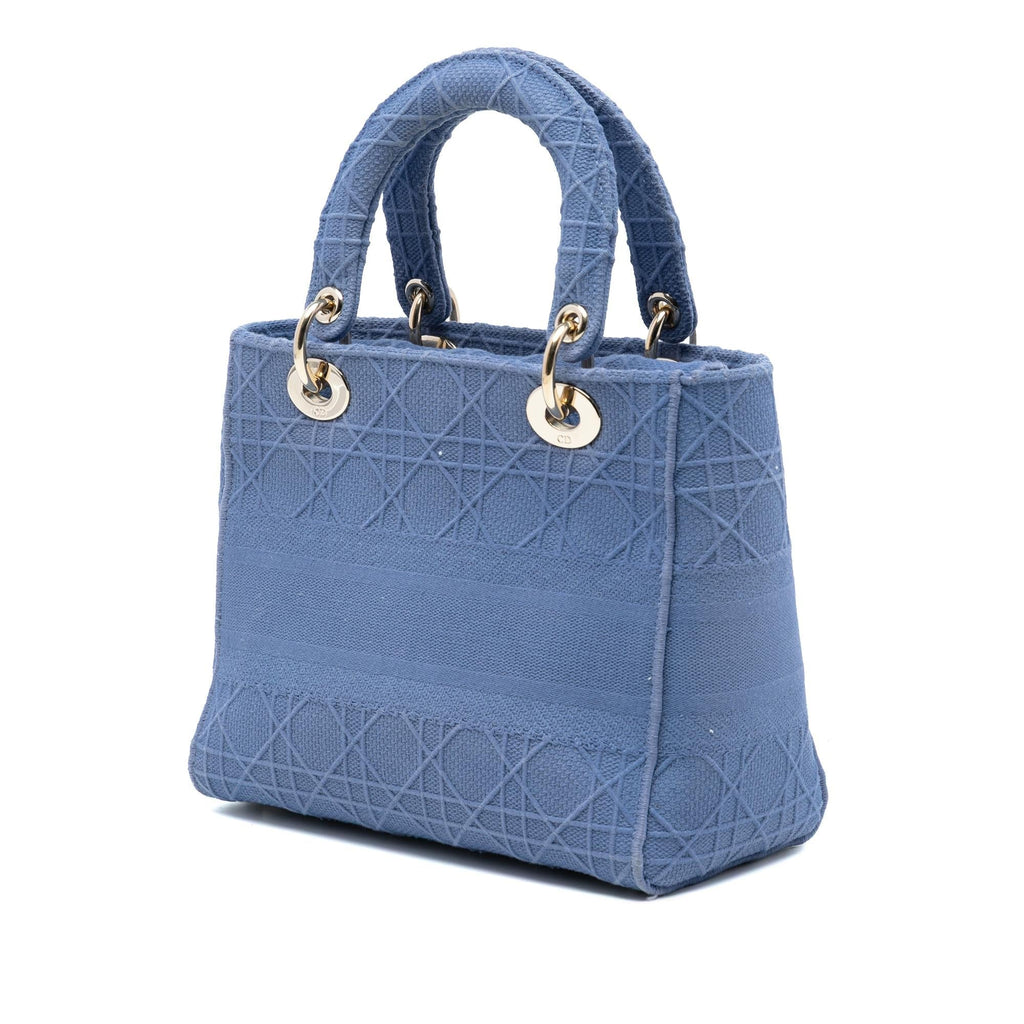 Dior Medium Canvas Cannage Lady D Lite