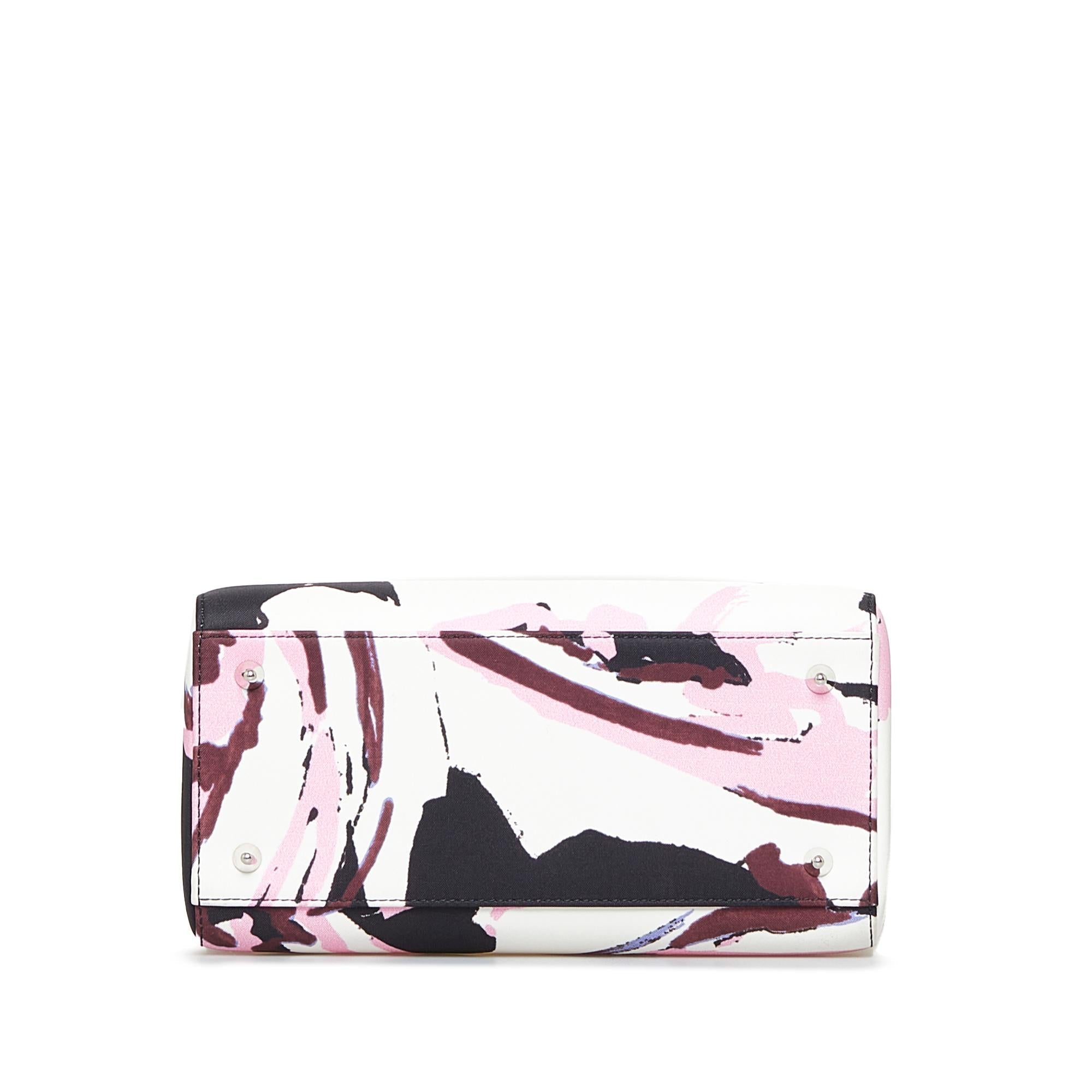 Dior Medium Canvas Floral Graffiti Lady Dior