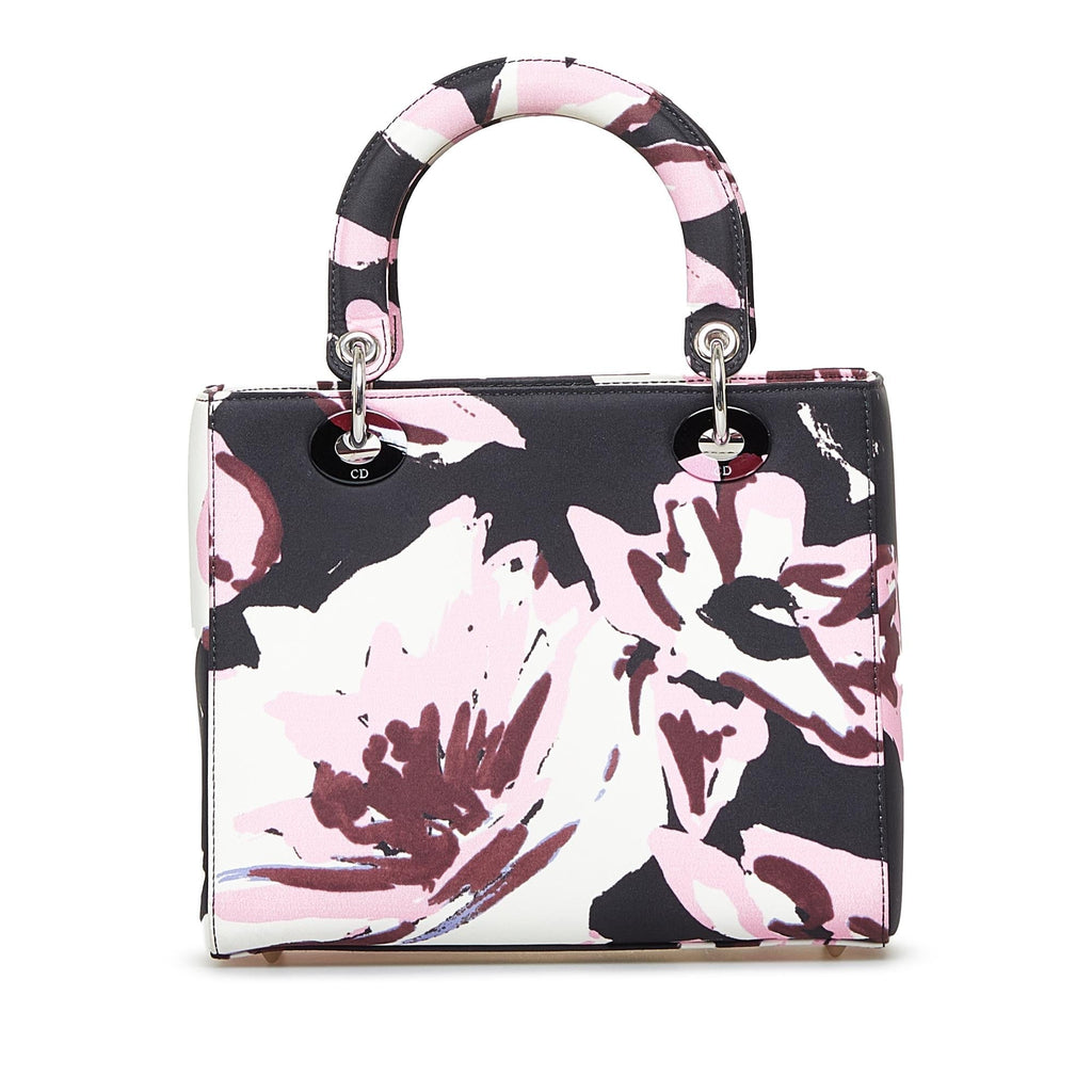 Dior Medium Canvas Floral Graffiti Lady Dior
