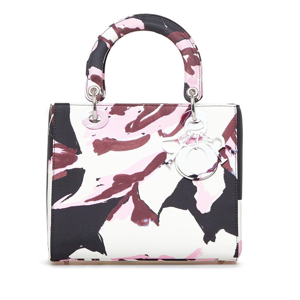 Dior Medium Canvas Floral Graffiti Lady Dior