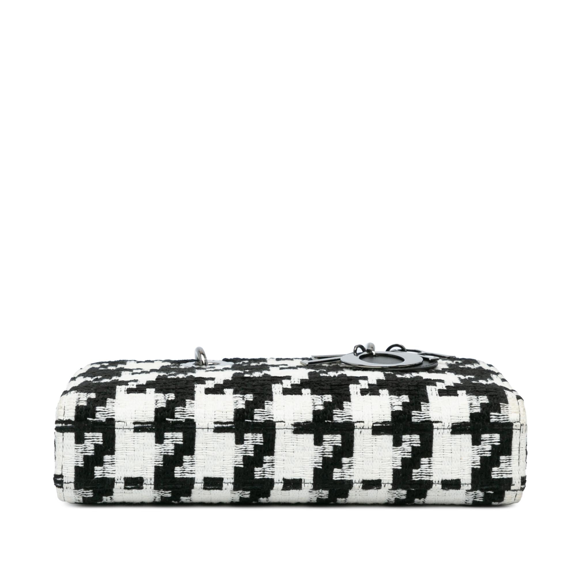 Dior Medium Canvas Macro Houndstooth Lady D Joy