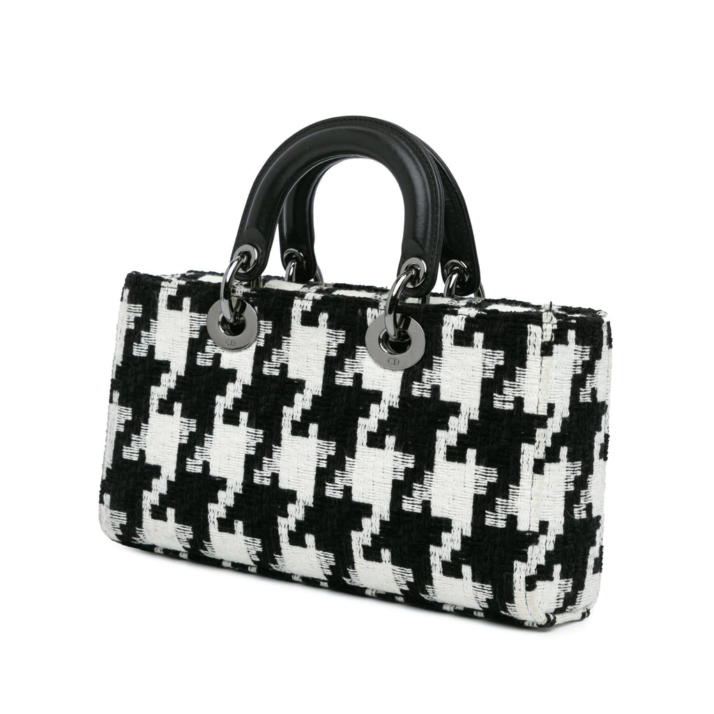 Dior Medium Canvas Macro Houndstooth Lady D Joy