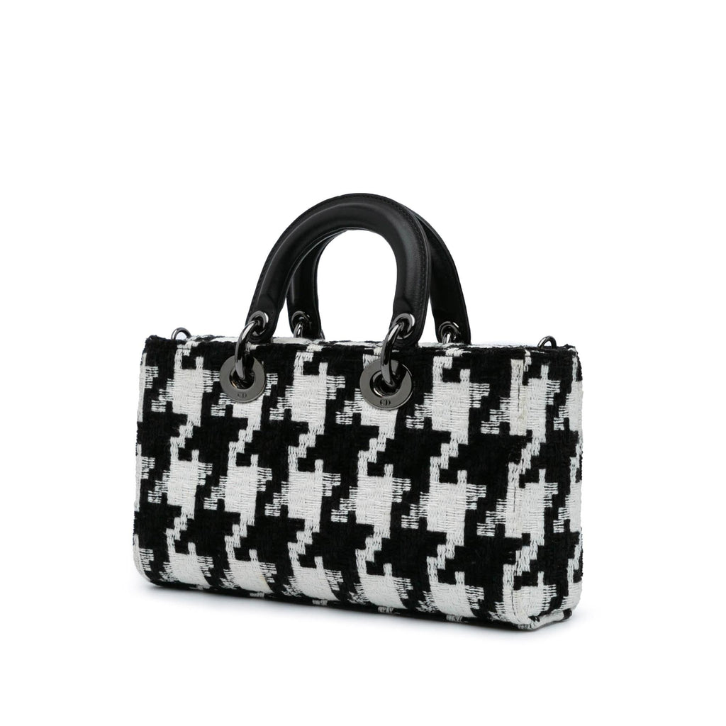 Dior Medium Canvas Macro Houndstooth Lady D Joy