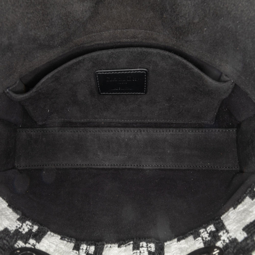 Dior Medium Canvas Macro Houndstooth Lady D Joy