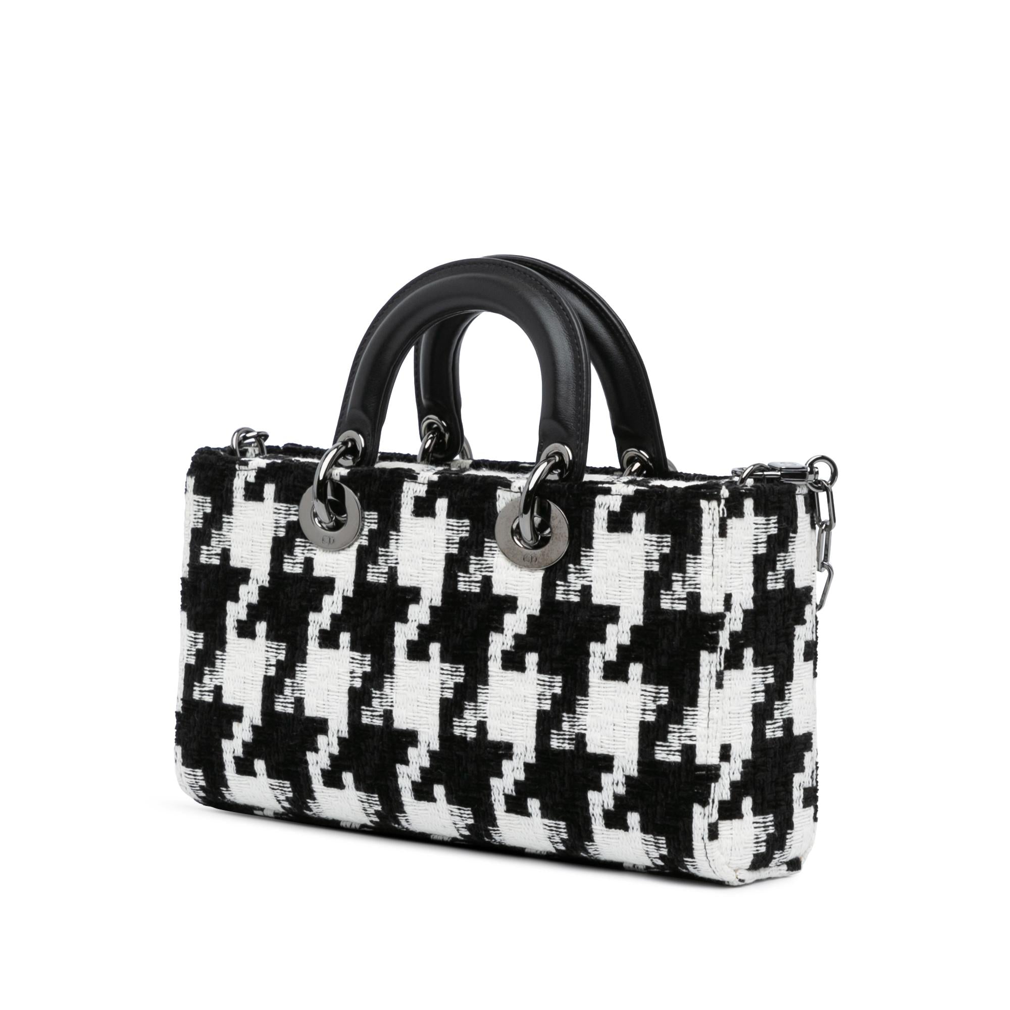 Dior Medium Canvas Macro Houndstooth Lady D Joy