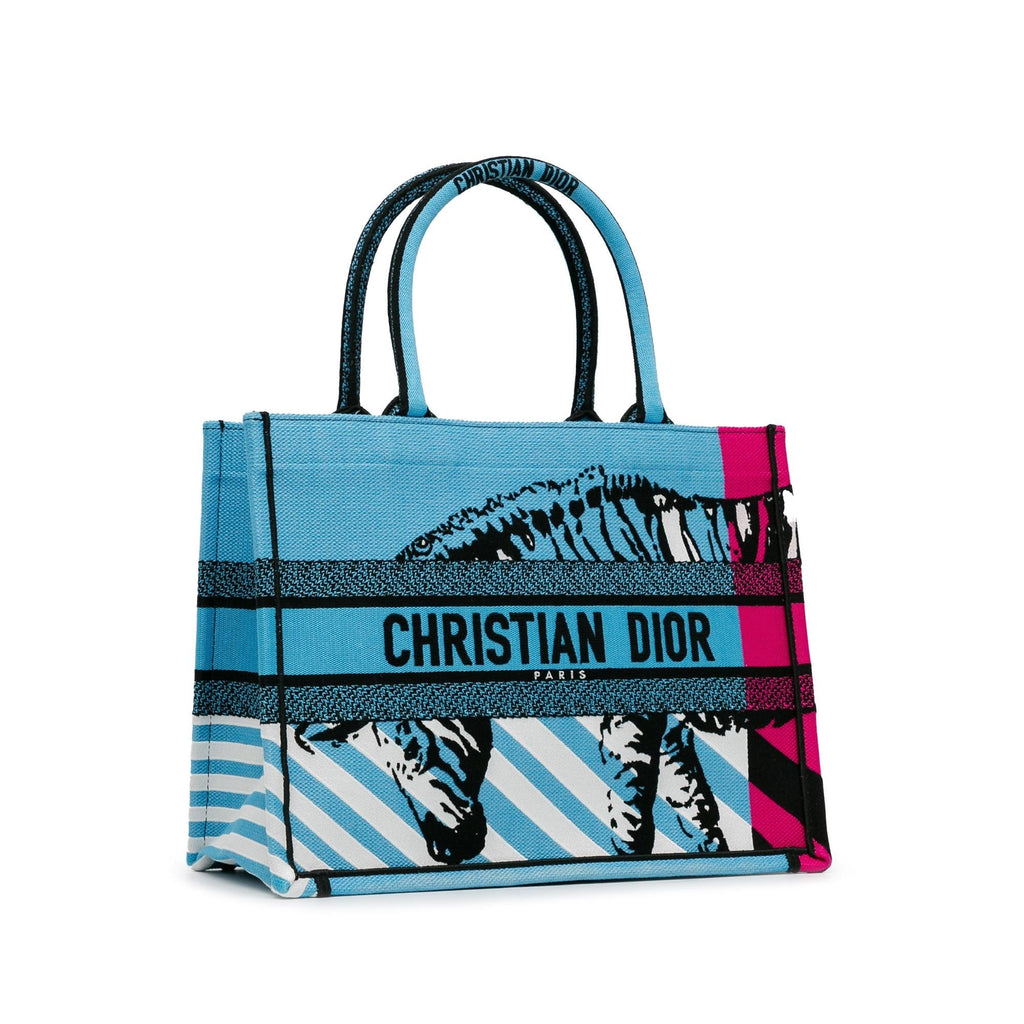Dior Medium D-Jungle Pop Book Tote (SHG-O5xlBk)