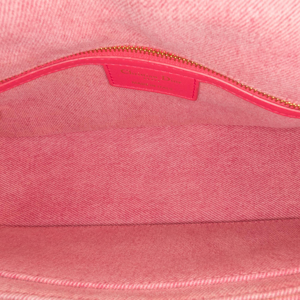 Dior Medium Denim Macrocannage Caro Bag