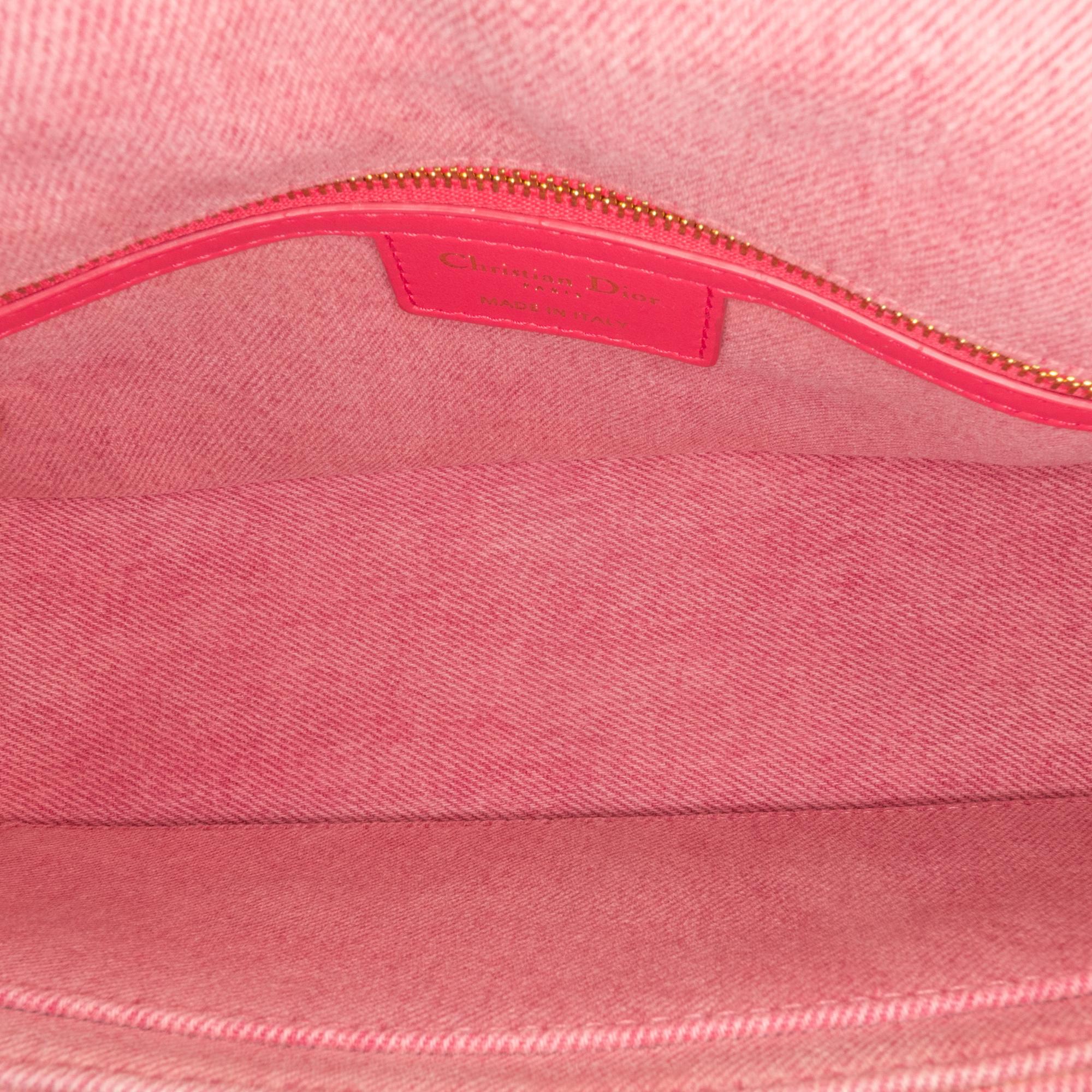 Dior Medium Denim Macrocannage Caro Bag