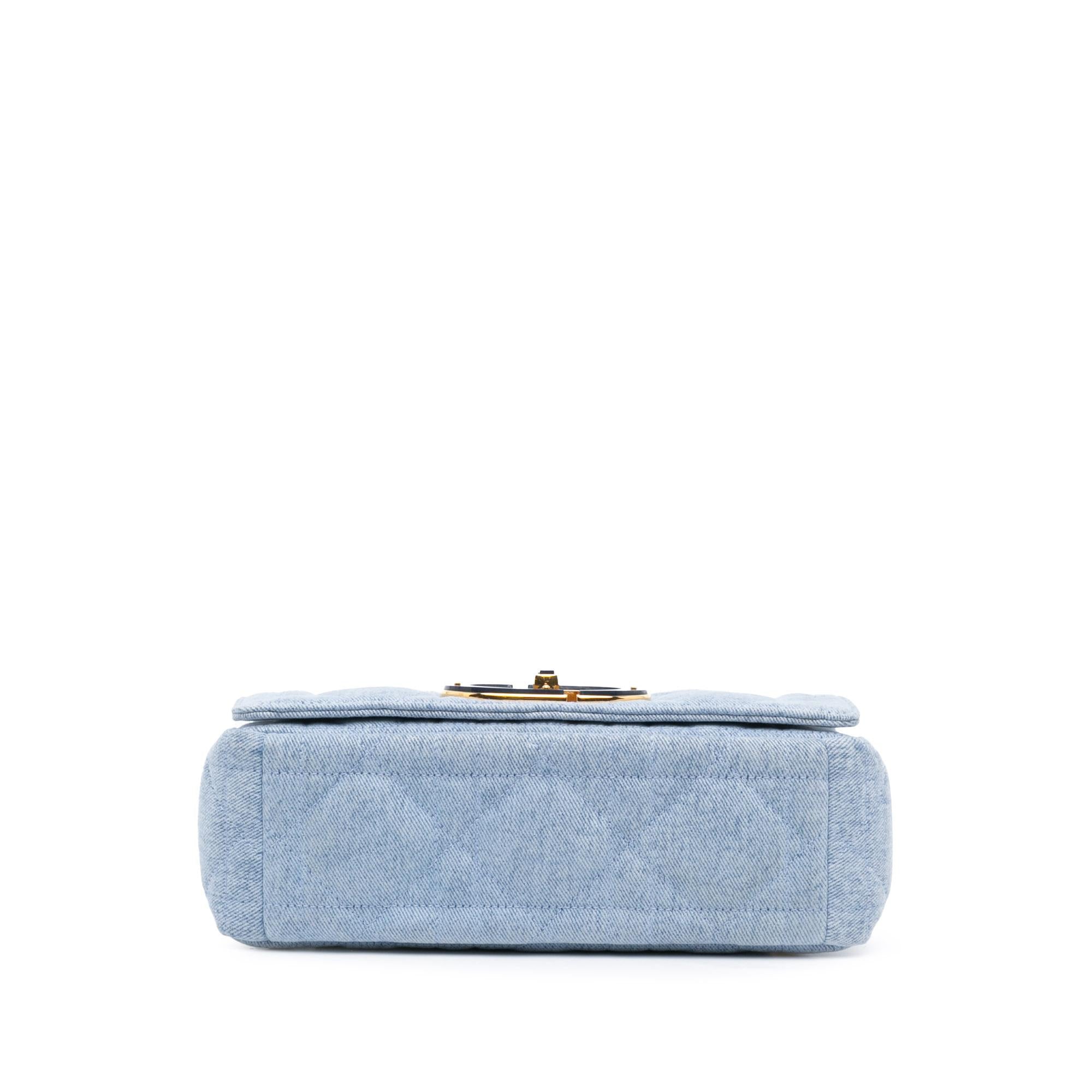 Dior Medium Denim Macrocannage Caro Bag