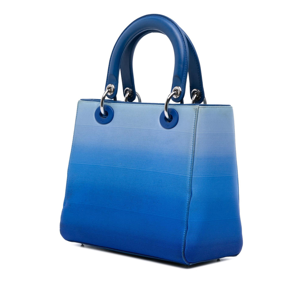 Dior Medium Denim Ombre Lady Dior