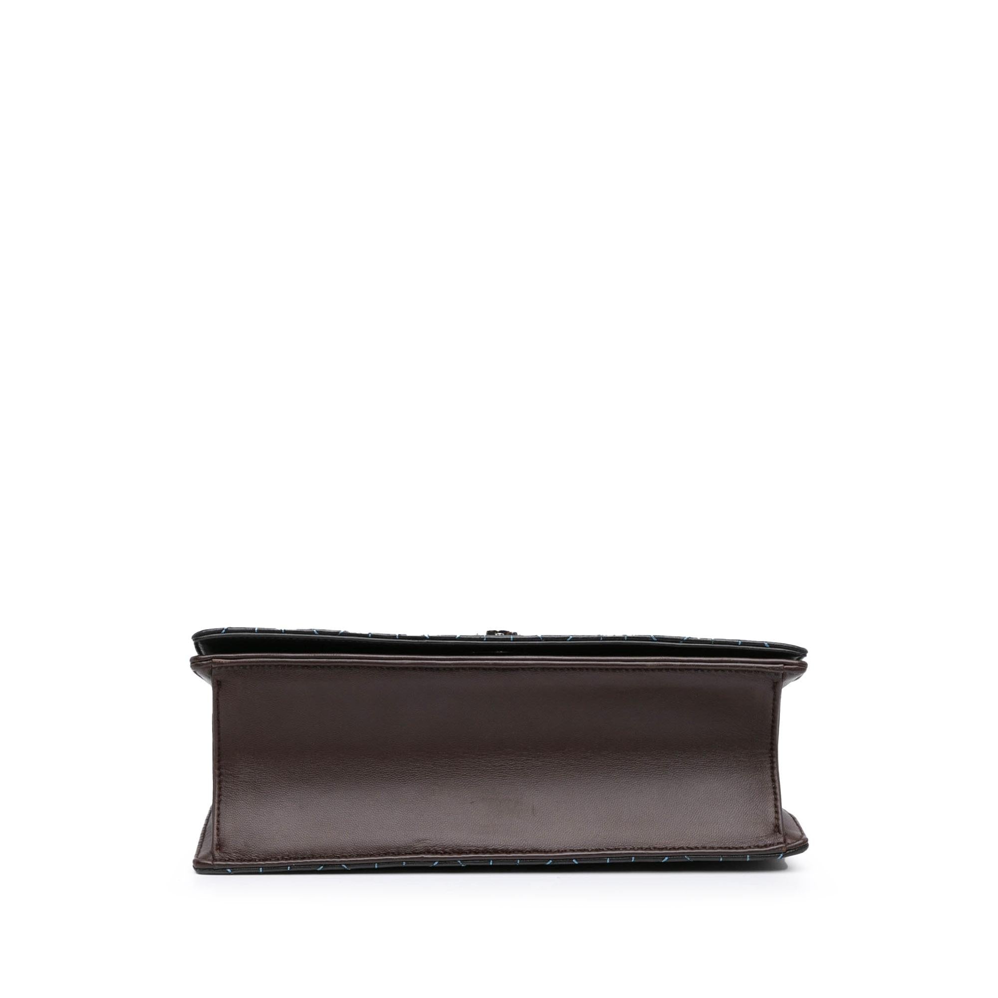 Dior Medium Embroidered Calfskin Diorama Flap