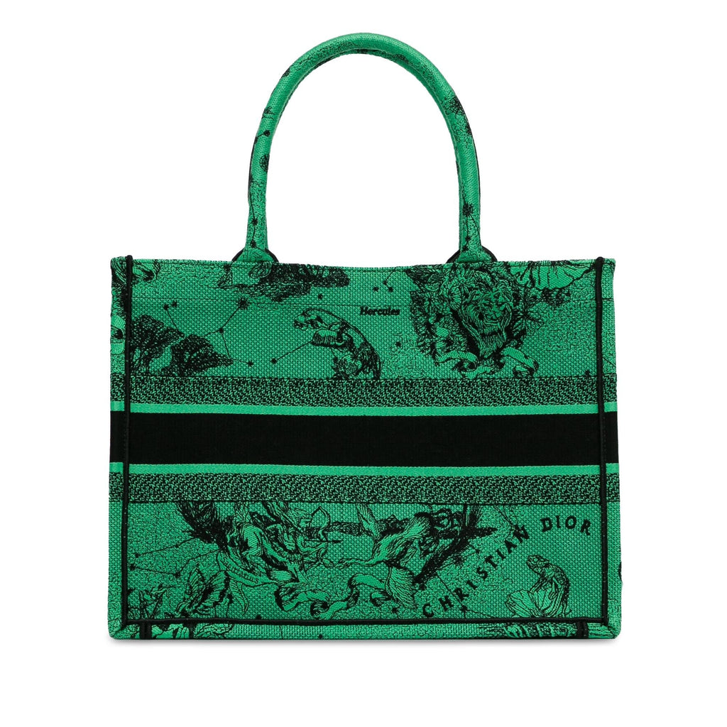 Dior Medium Embroidered Canvas Book Tote