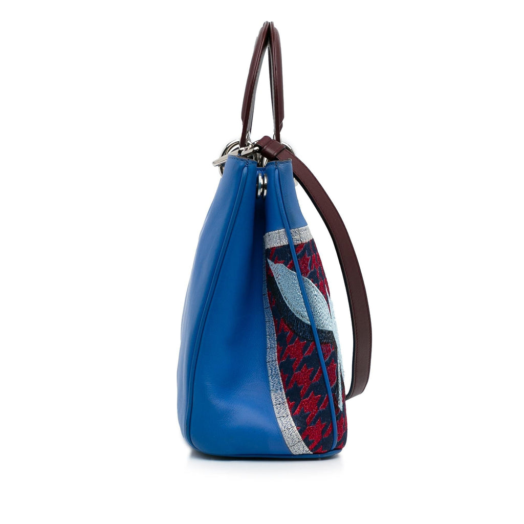 Dior Medium Embroidered Diorissimo Satchel (SHG-iJlPKD)