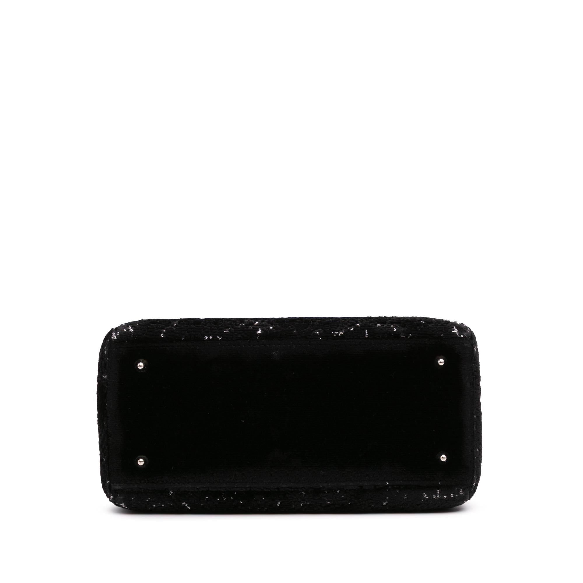 Dior Medium Fabric Lame Lady Dior