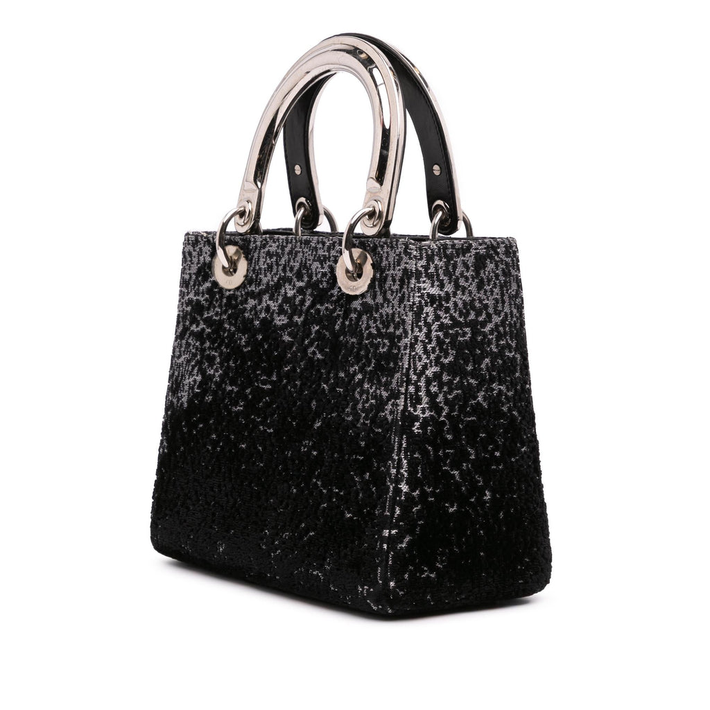 Dior Medium Fabric Lame Lady Dior