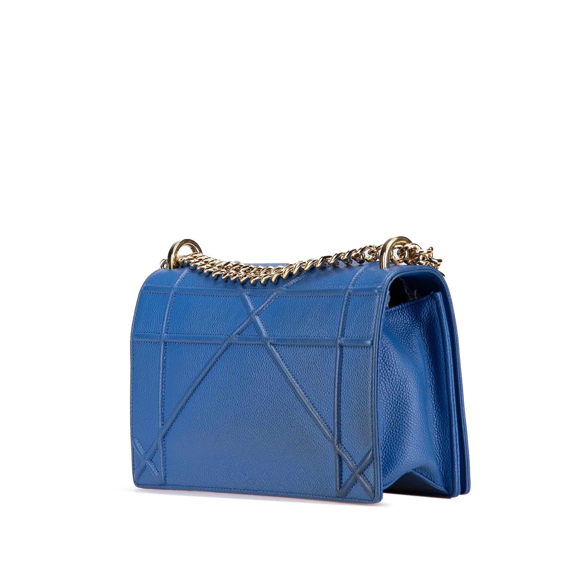 Dior Medium Grained Calfskin Diorama Flap