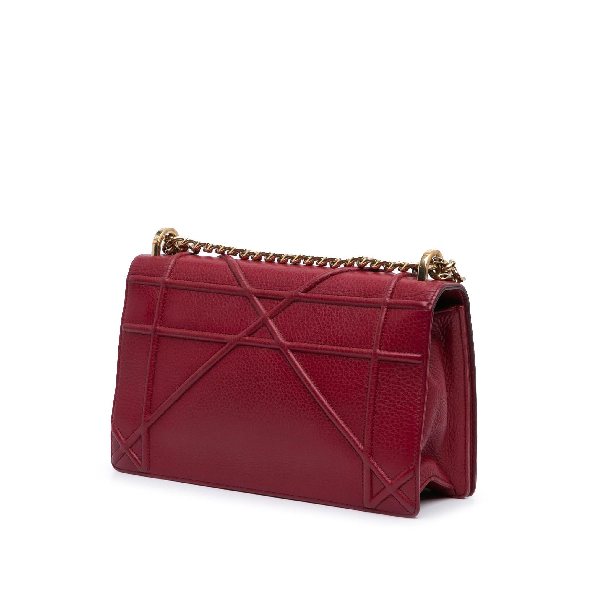 Dior Medium Grained Calfskin Diorama Flap