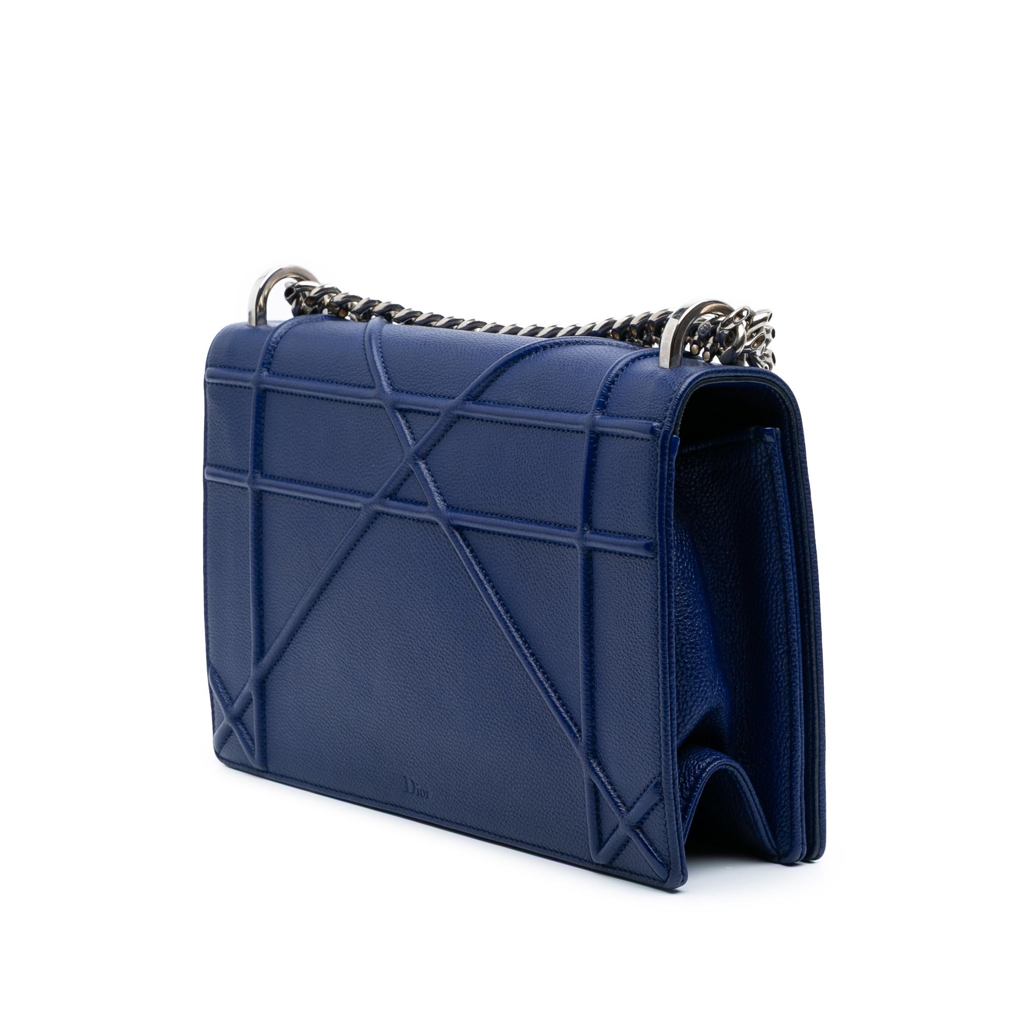 Dior Medium Grained Calfskin Diorama Flap