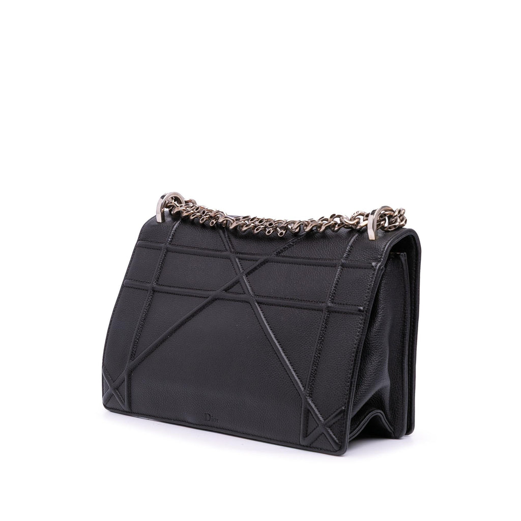 Dior Medium Grained Calfskin Diorama Flap