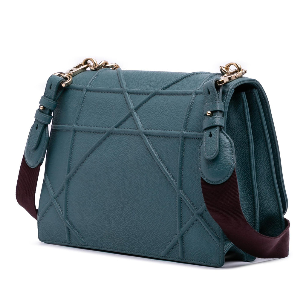 Dior Medium Grained Calfskin Diorama Satchel