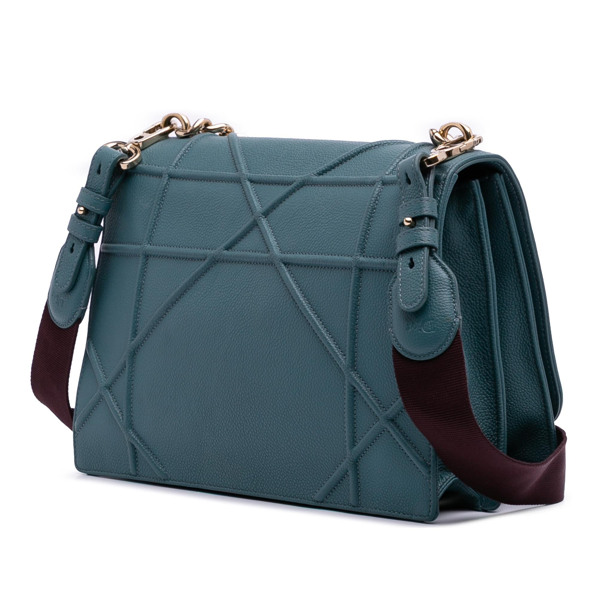 Dior Medium Grained Calfskin Diorama Satchel