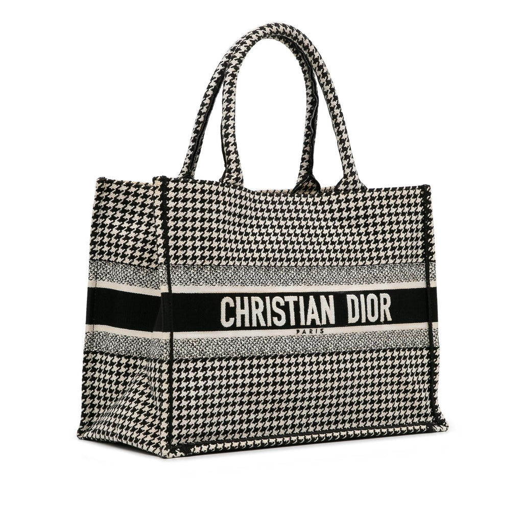 Dior Medium Houndstooth Book Tote
