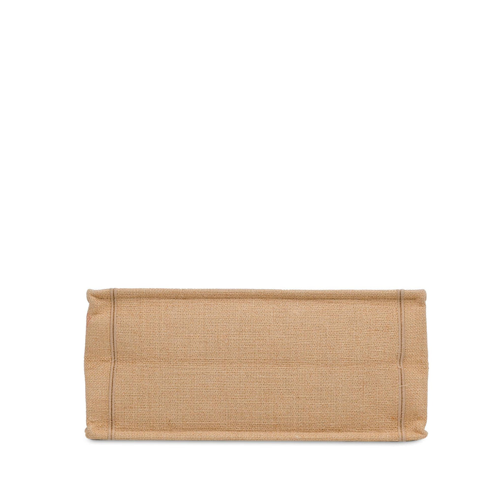Dior Medium Jute Book Tote (SHG-UjhMOF)