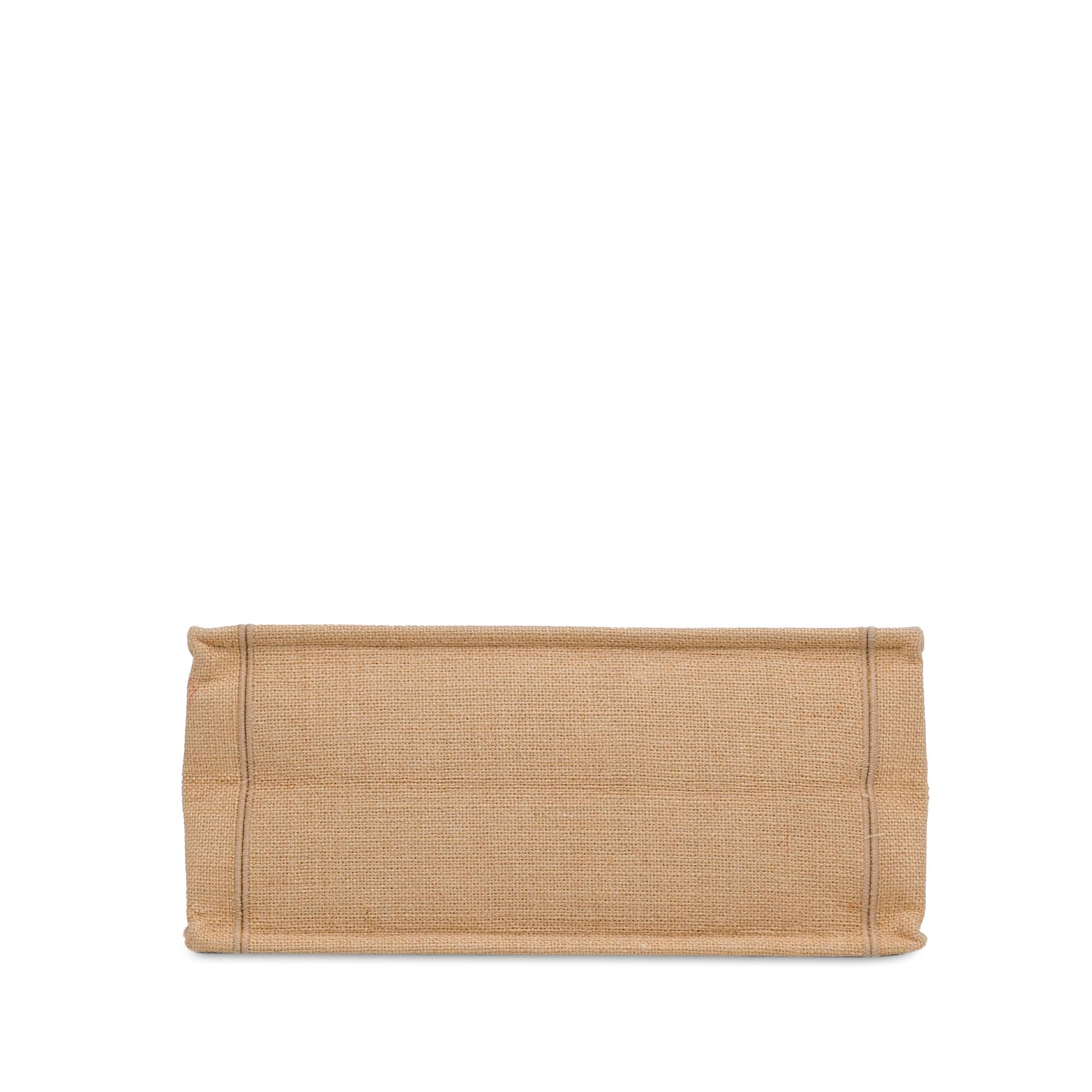 Dior Medium Jute Book Tote (SHG-zK2zwE)