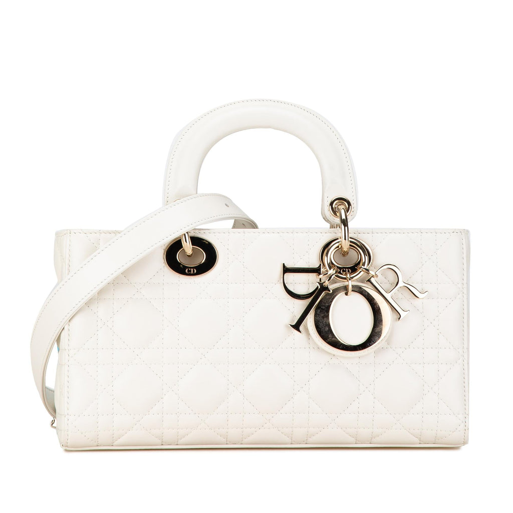 Dior Medium Lambskin Cannage Lady D-Joy (SHG-D8Hl7Z)