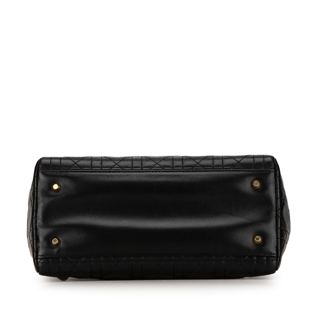 Dior Medium Lambskin Cannage Lady Dior (SHG-gb8wvx)