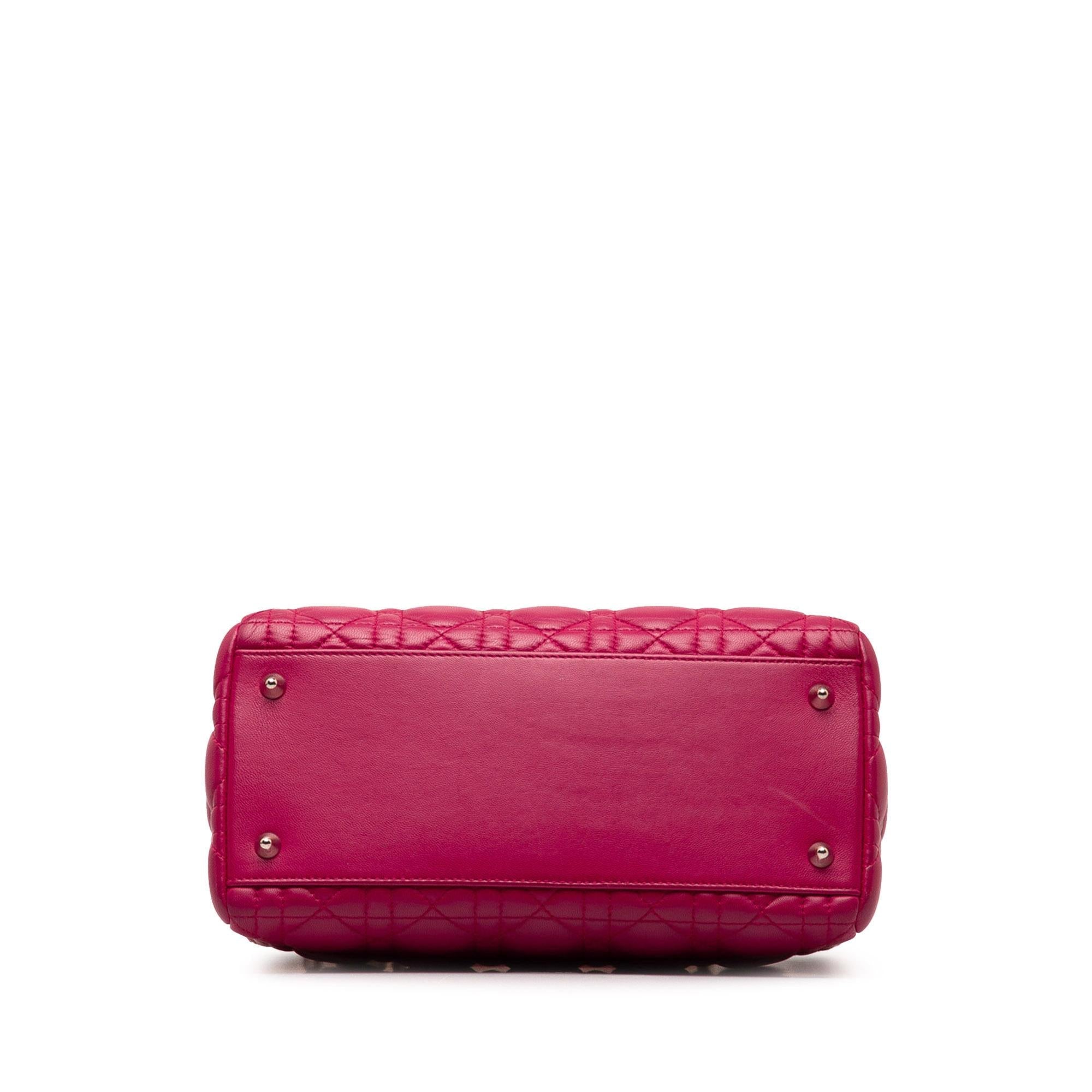 Dior Medium Lambskin Cannage Lady Dior (SHG-b9mFbY)