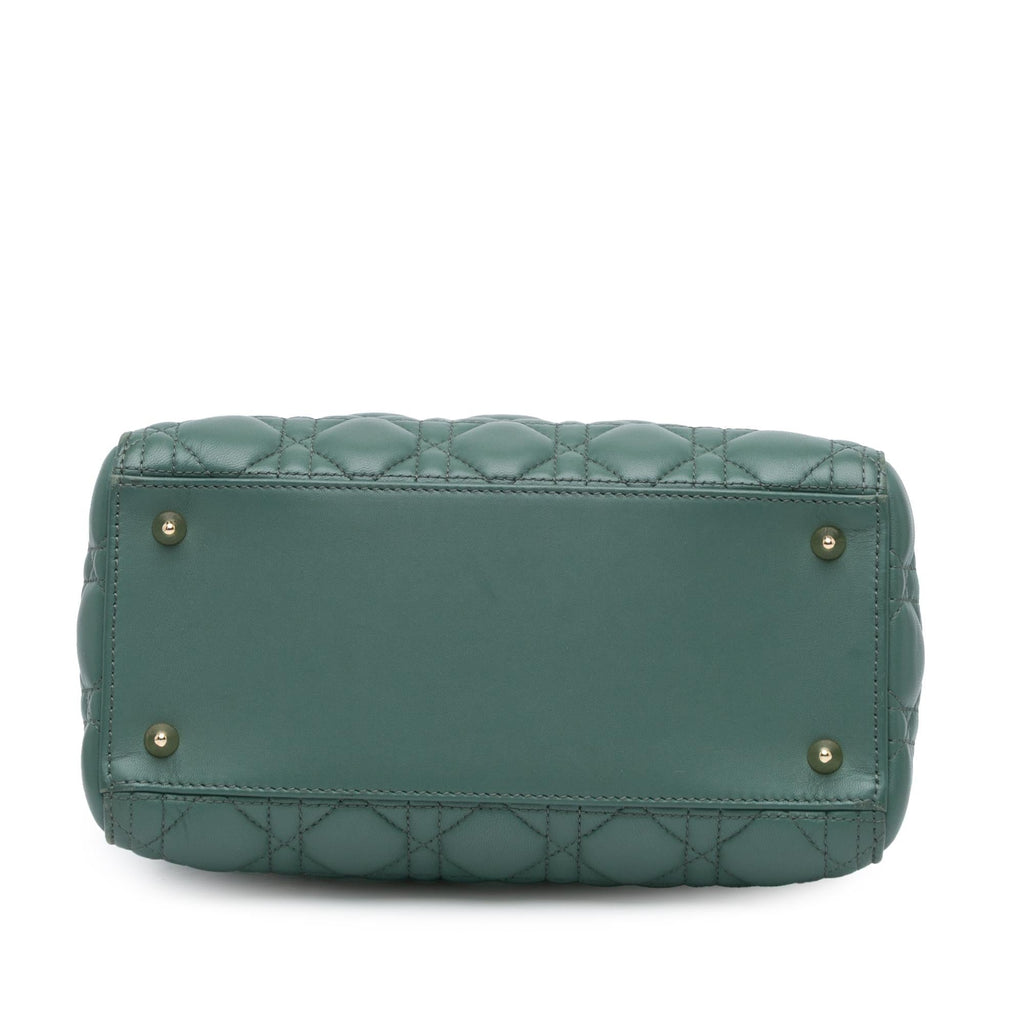 Dior Medium Lambskin Cannage Lady Dior