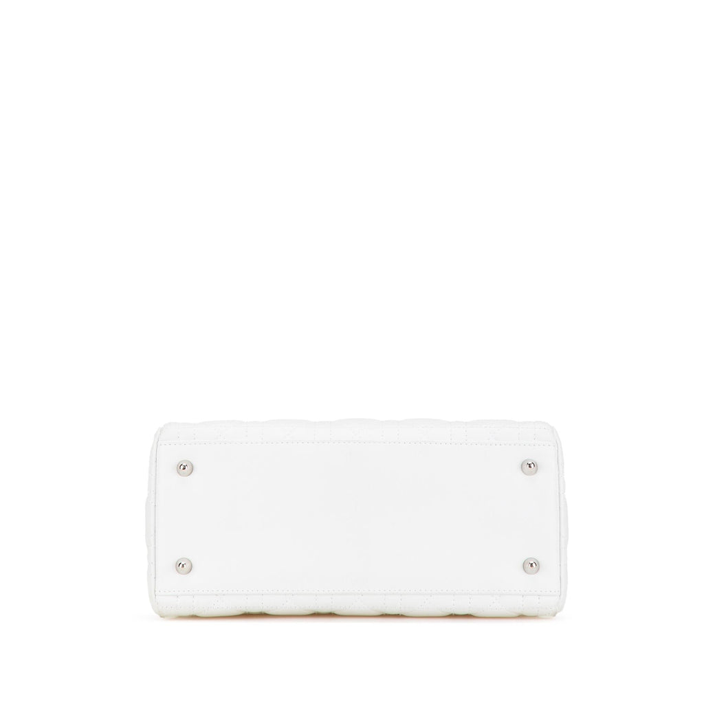 Dior Medium Lambskin Cannage Lady Dior