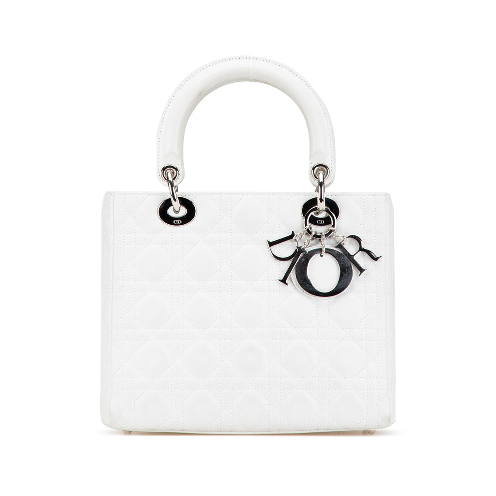 Dior Medium Lambskin Cannage Lady Dior